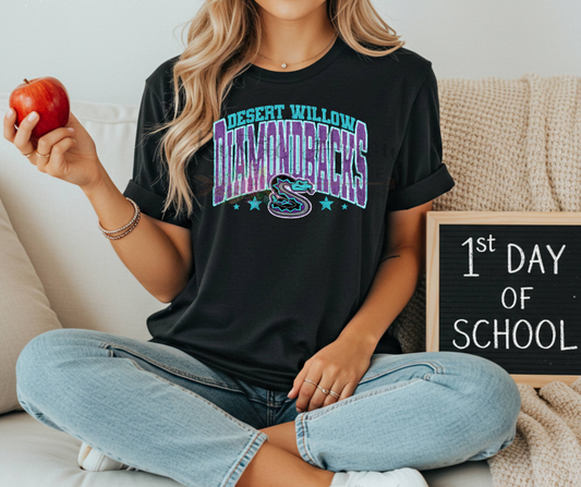 Retro Desert Willow Diamondbacks