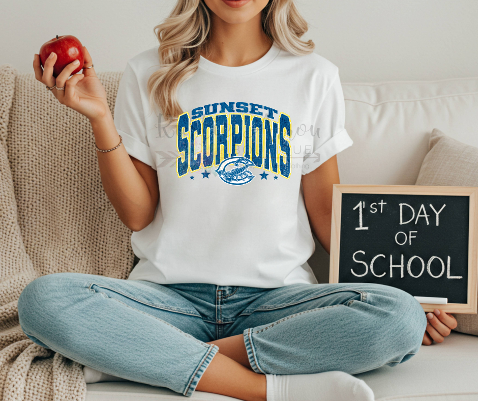 Retro Sunset Scorpions