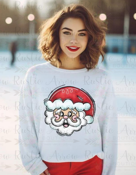 Santa (whimsical)-Sweatshirt