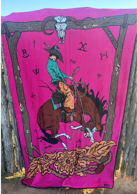 Rosette Rodeo Blanket