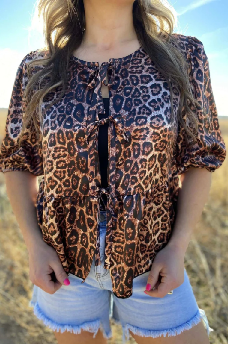 Hear Me Roar Tie Top