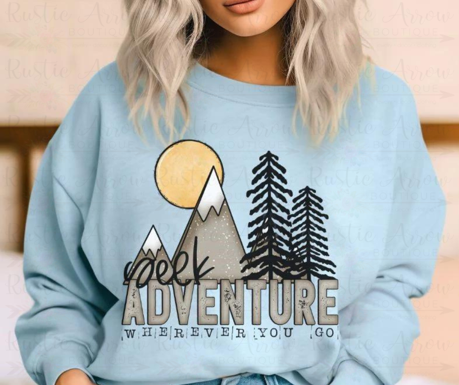 Seek Adventure Wherever You Go-Short Sleeve