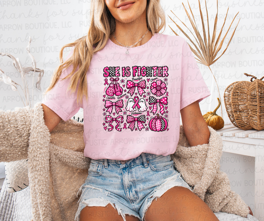 She is a Fighter Breast Cancer Awareness
