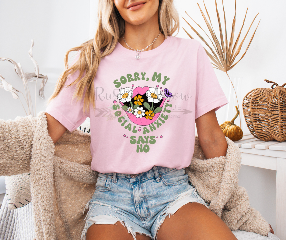 Sorry My Social Anxiety Says No