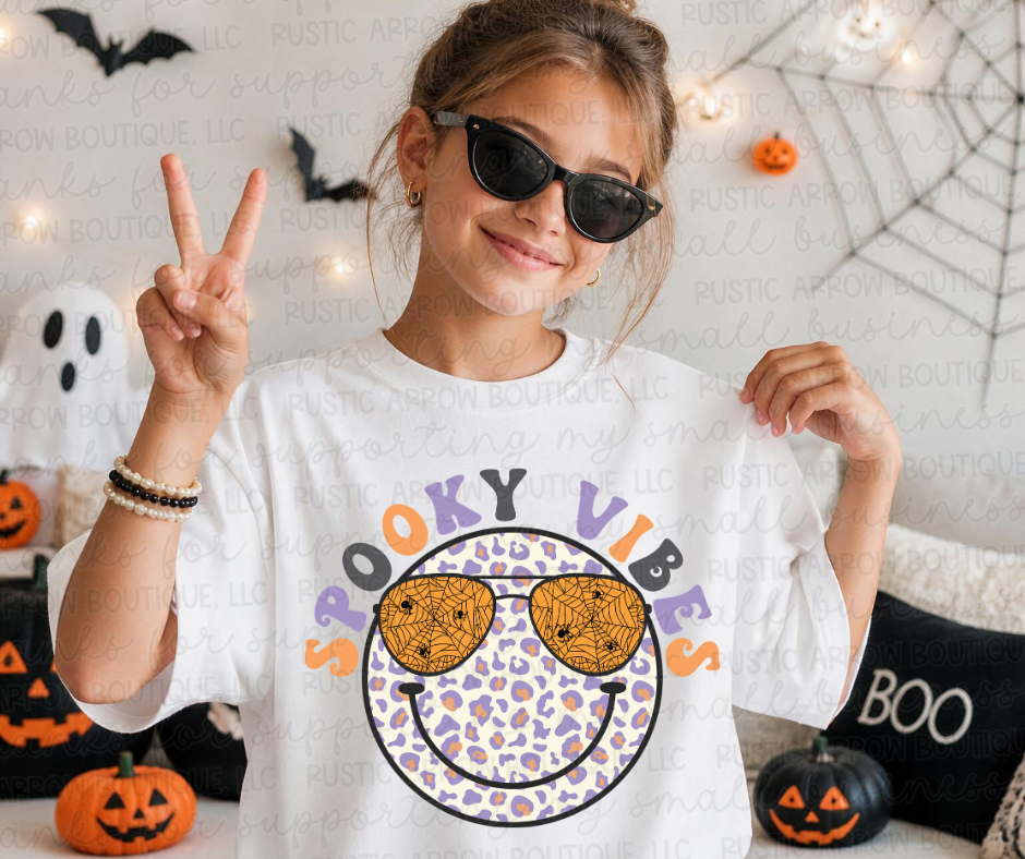 Spooky Vibes Happy Face
