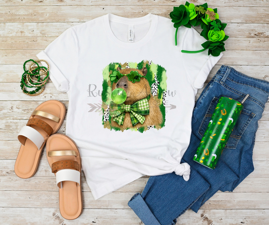 St. Patrick's Day Capybara