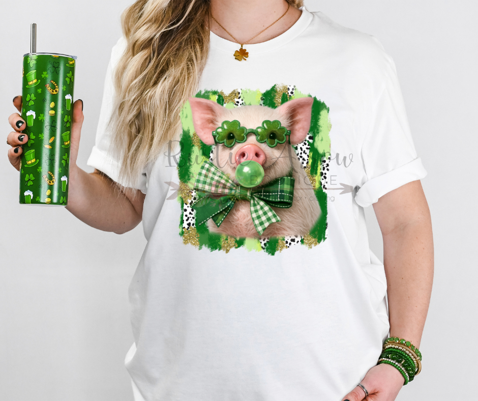 St. Patrick's Day Pig