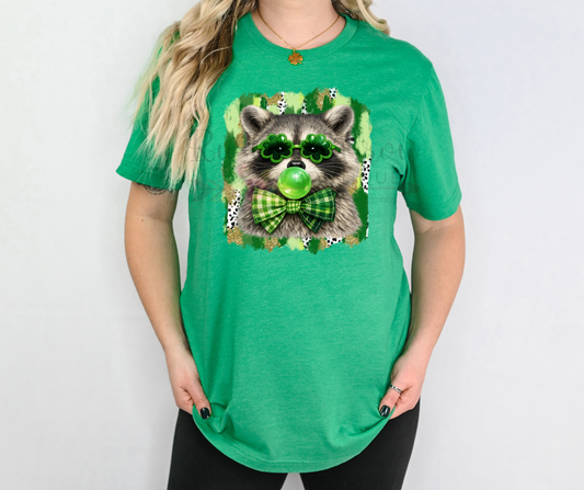 St. Patrick's Day Raccoon