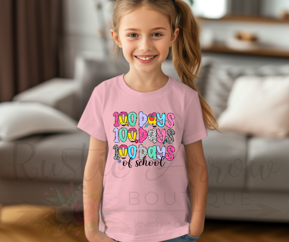 Stacked 100 Days of School