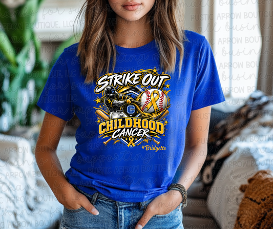 Stike Out Childhood Cancer #Bridgette
