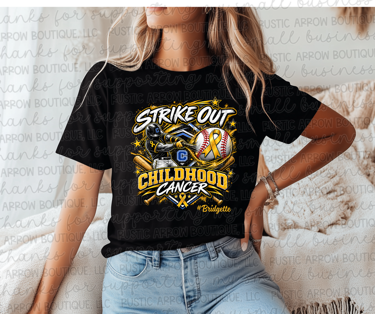 Stike Out Childhood Cancer #Bridgette