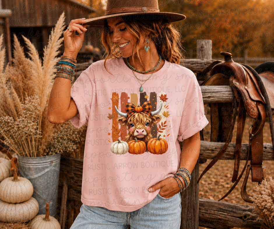 Striped Fall Cow