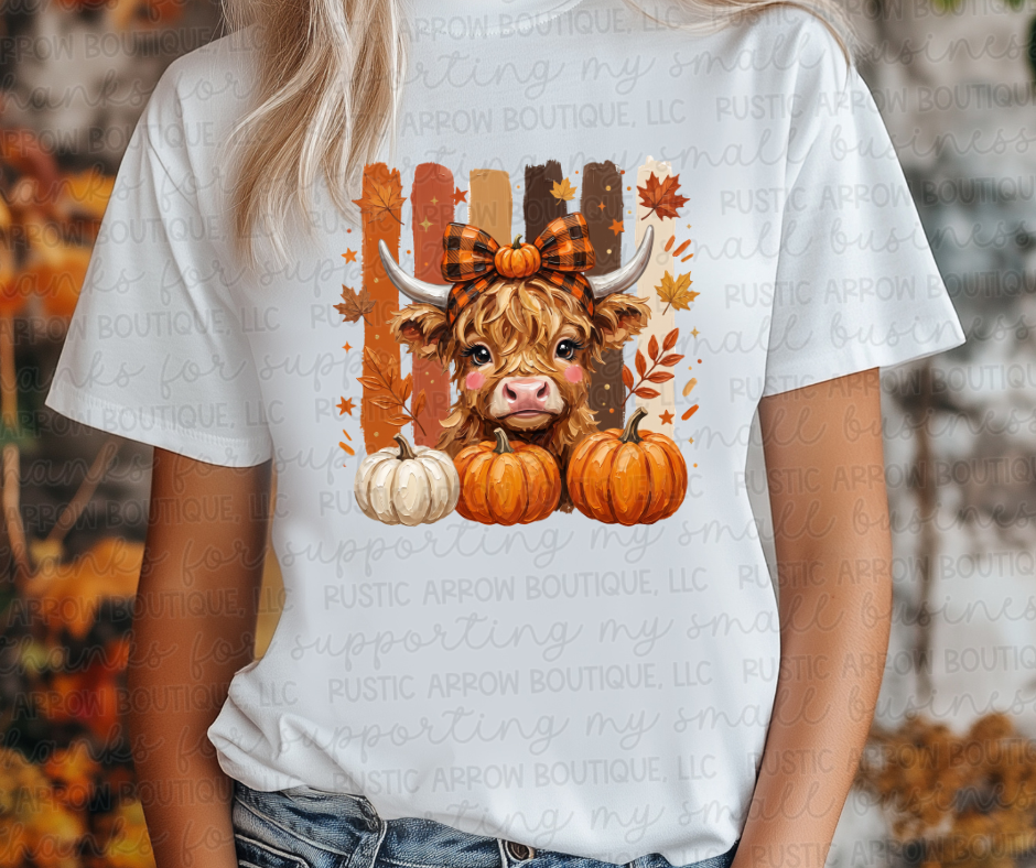 Striped Fall Cow