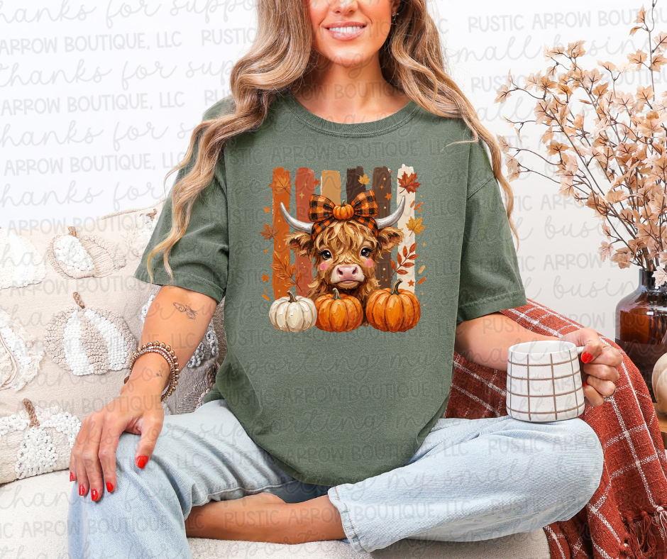 Striped Fall Cow