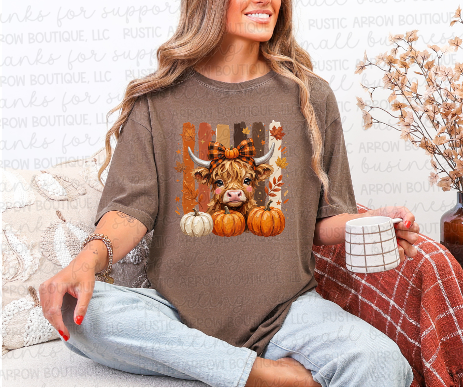 Striped Fall Cow