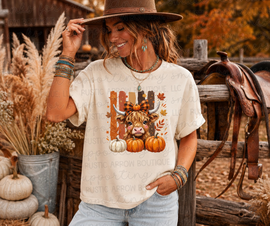 Striped Fall Cow
