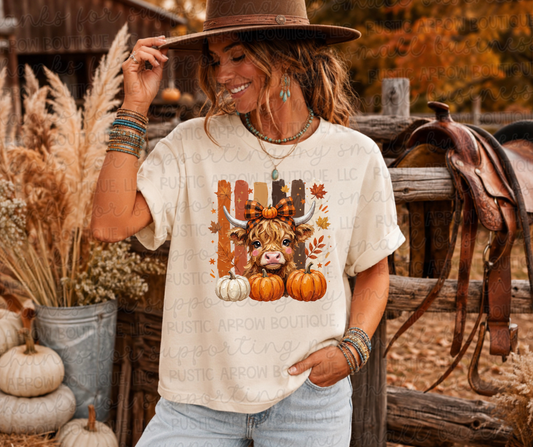 Striped Fall Cow
