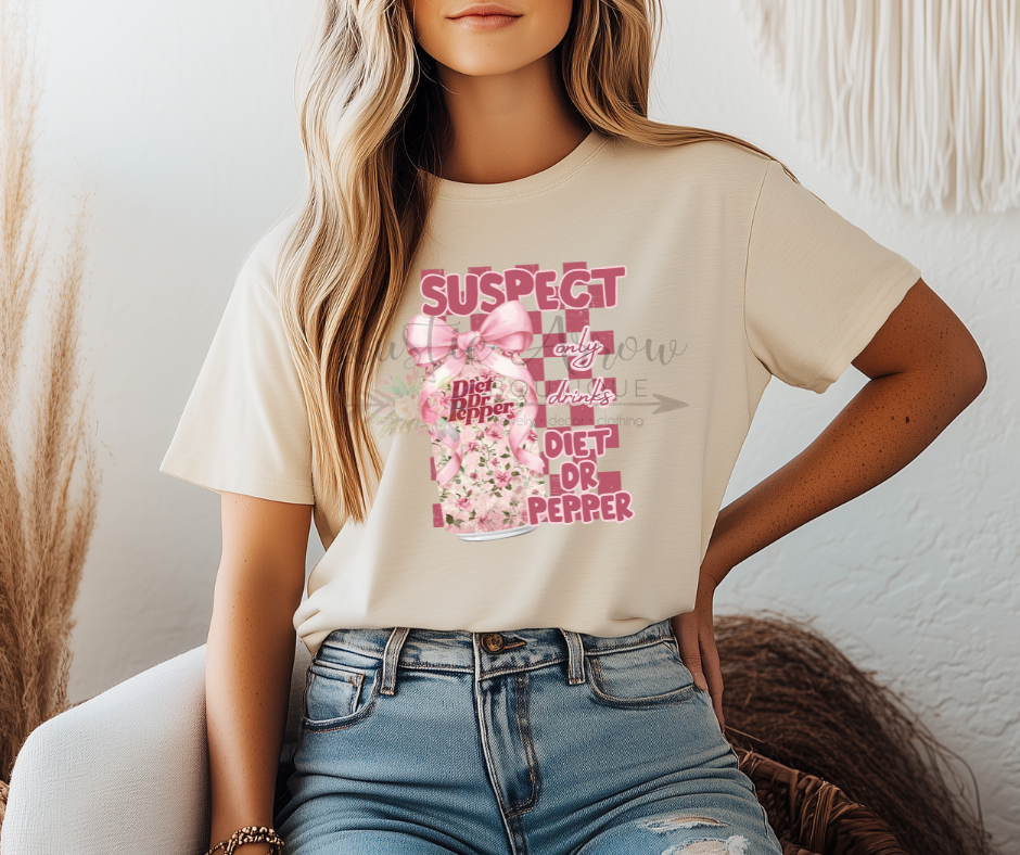 Suspect Only Drinks Diet Dr. Pepper