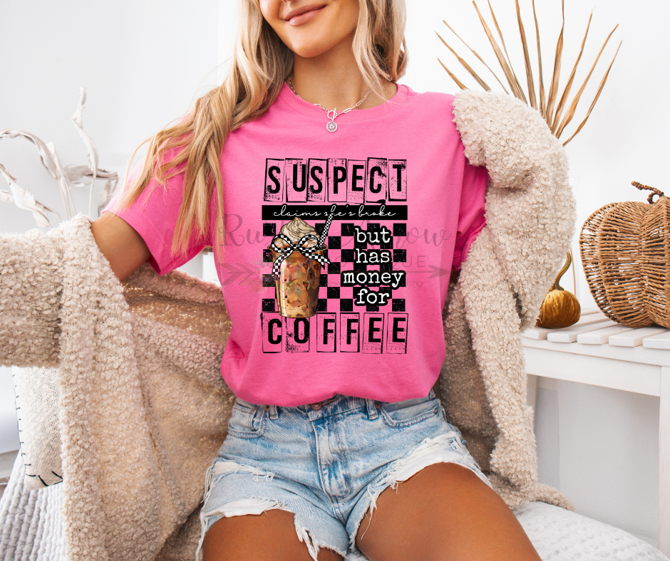 Suspect Claims She's Broke But Has Money for Coffee