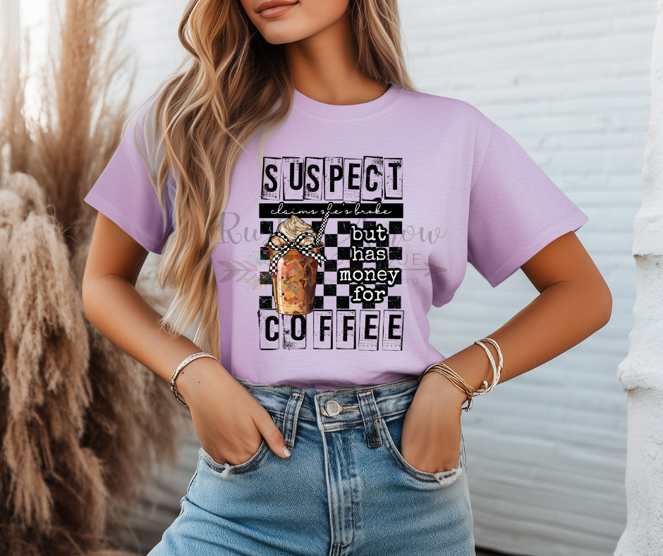 Suspect Claims She's Broke But Has Money for Coffee