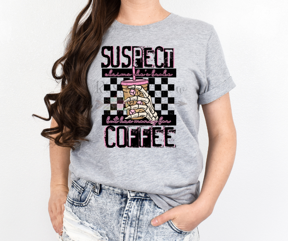 Suspect Claims She's Broke but has Money for Coffee with Skeleton Hand