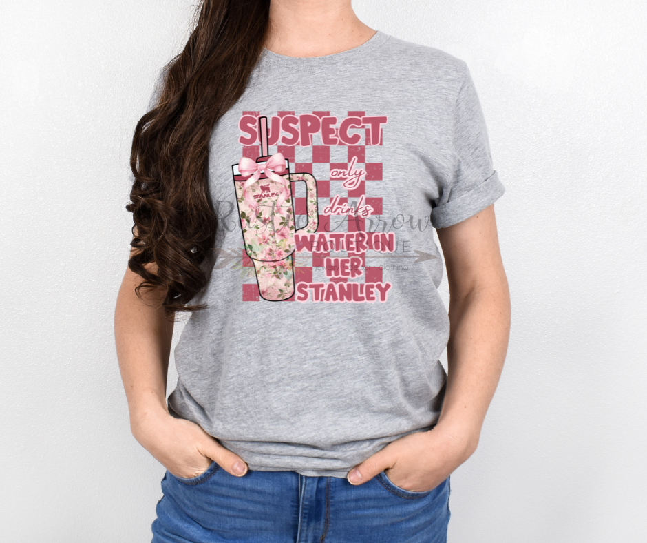 Suspect Only Drinks Water in her Stanley