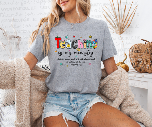 Teaching is my Ministry