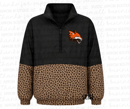 Pre-Order-Fort Sumner Orange with Black Top and  Brown Leopard