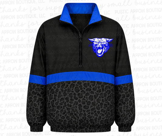 Pre-Order-Lovington Wildcats Blue with Black Leopard