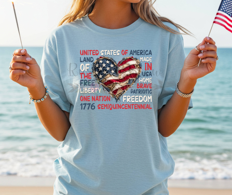 USA Faux Patchwork