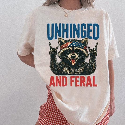 Unhinged And Feral Patriotic Raccoon