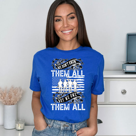 We Don't Know Them All But We Owe Them All
