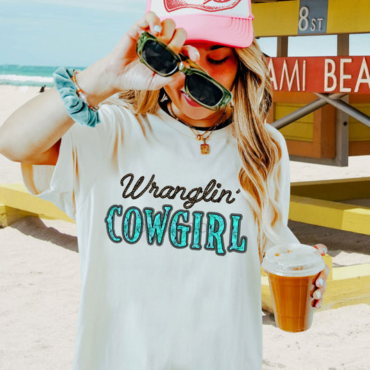 Wranglin' Cowgirl Turquoise