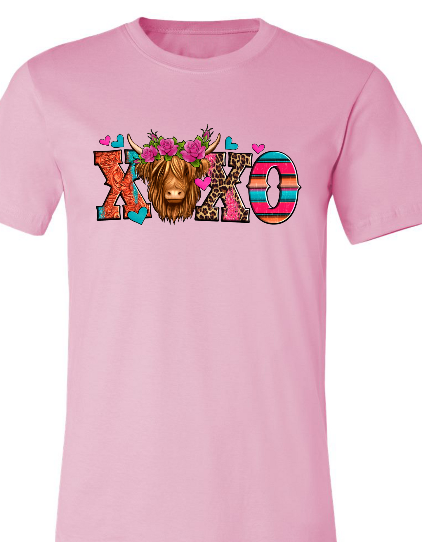 XOXO Cow-Boyfriend Tee