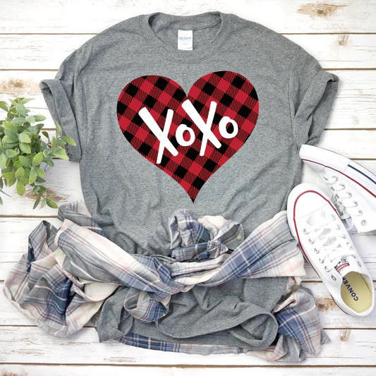XOXO Red Plaid-Youth