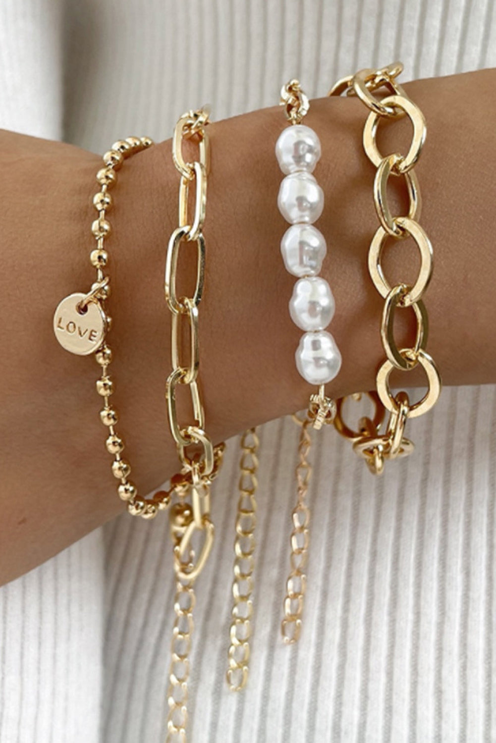 Love Chain Bracelet Set