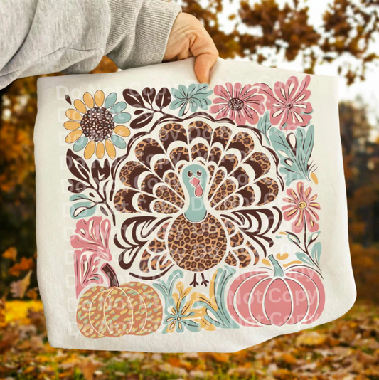 Abstract fall turkey