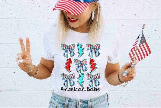 American babe collage