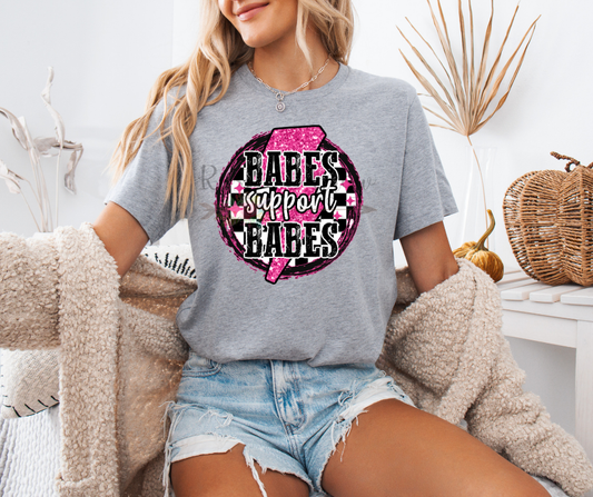 Babes Support Babes Lightening Bolt