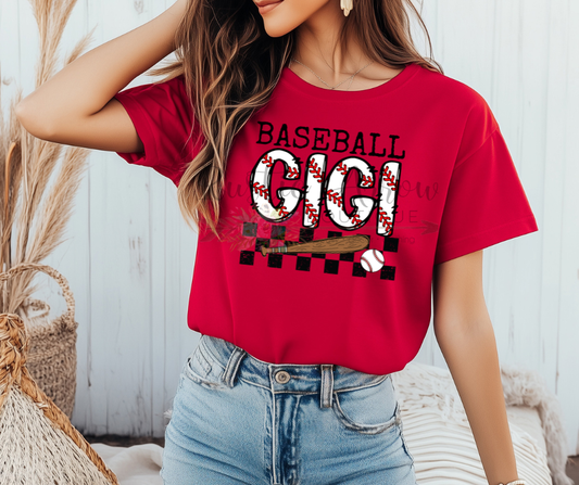 Baseball Gigi Checkered