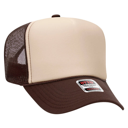 Otto 32-467 5-Panel, Mid Profile Foam Trucker Hats, Mesh Back