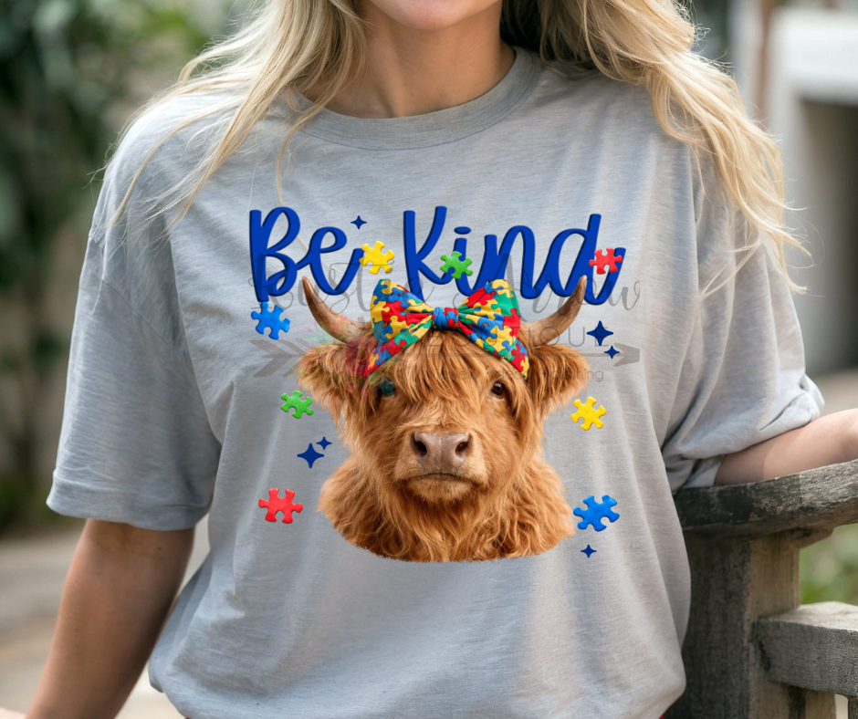 Be Kind Highland Cow
