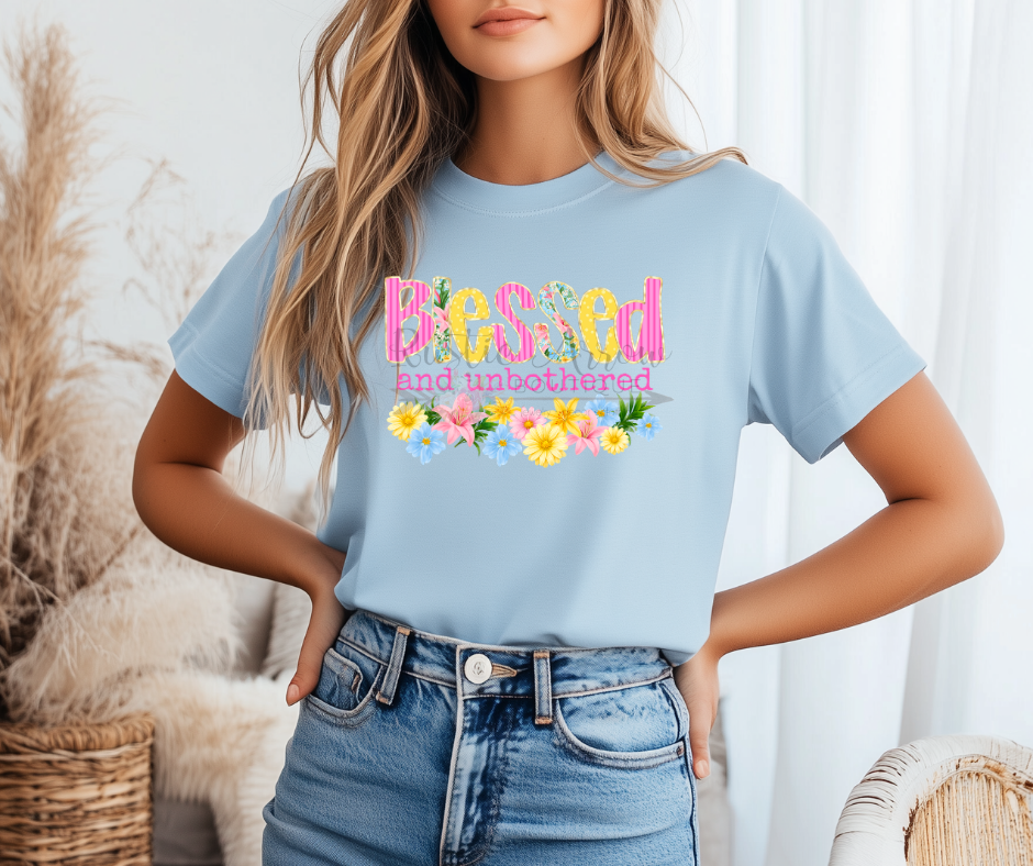 Blessed and Unbothered Floral