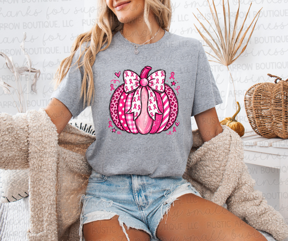 Breast Cancer Pumpkin