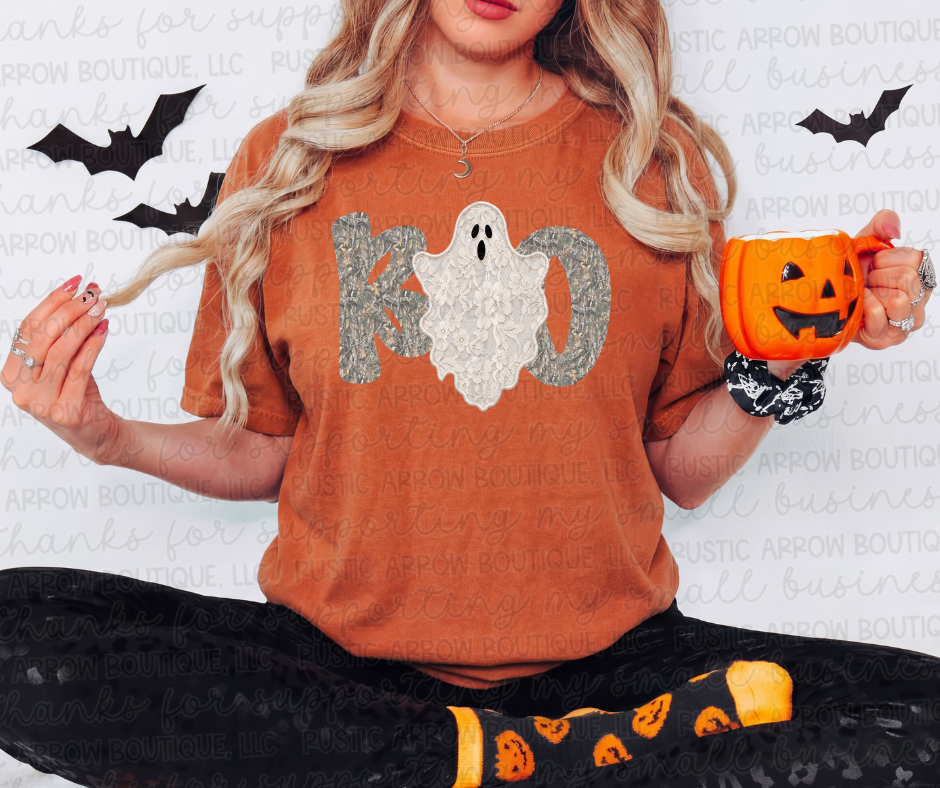 Camo Boo Lace Ghost