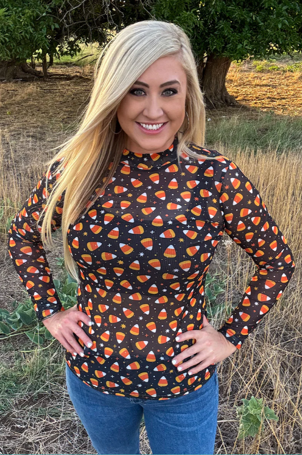 Candy Corn Corral Mesh