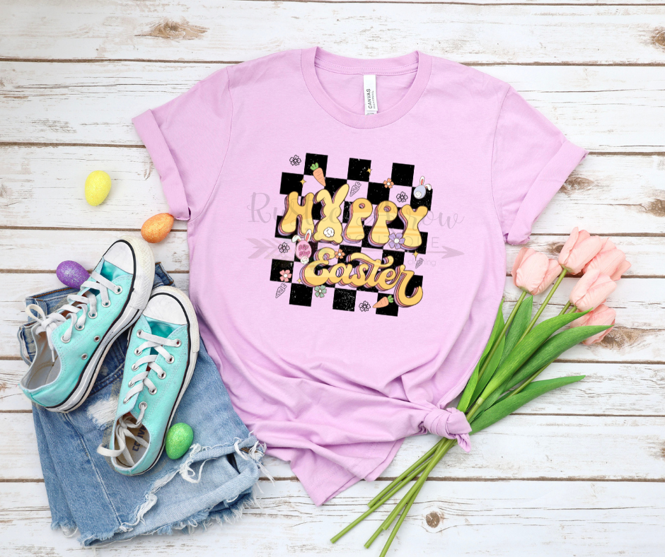 Checkered Happy Easter