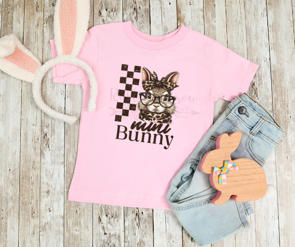 Checkered Leopard Mini Bunny