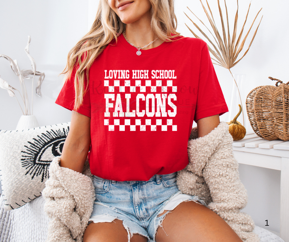 Checkered Loving Falcons