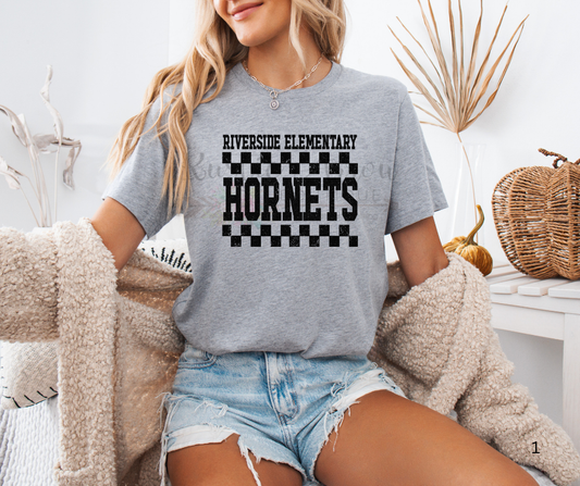 Riverside Hornets Checkered